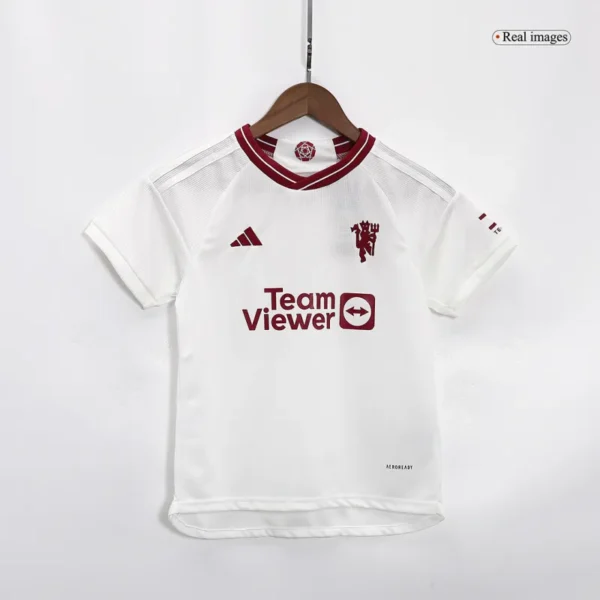 2023/24 Kids Manchester United Third Away Jersey Kit - Image 4