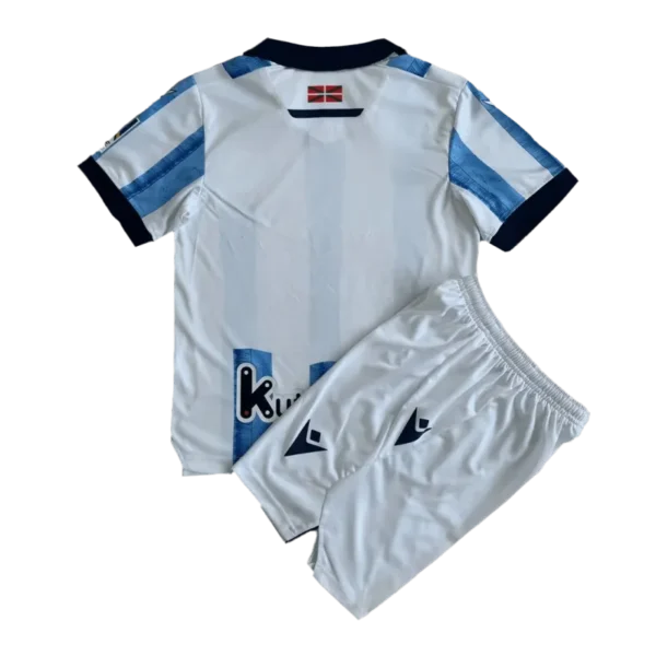2023/24 Kids Real Sociedad Home Kit Jersey+Shorts - Image 2