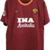 2000/01 Roma Retro Jersey Home