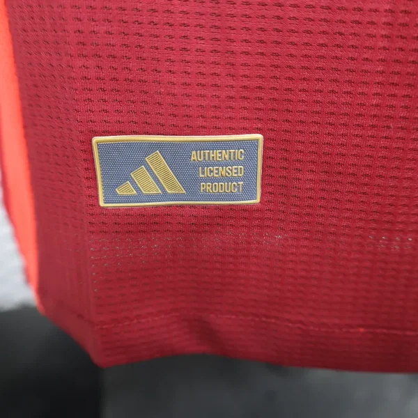 24-25 Manchester United Home Long Sleeve Player Version - Image 8