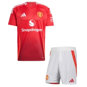 2024/25 Manchester United Home Kit(Jersey+Shorts)