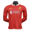 24-25 Player Version Long Sleeve Liverpool Home Football Shirt