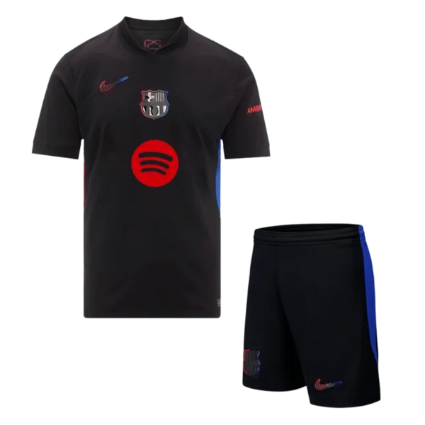 Barcelona Away Soccer Uniform Kits 2024-25 - Spotify Logo Without Text