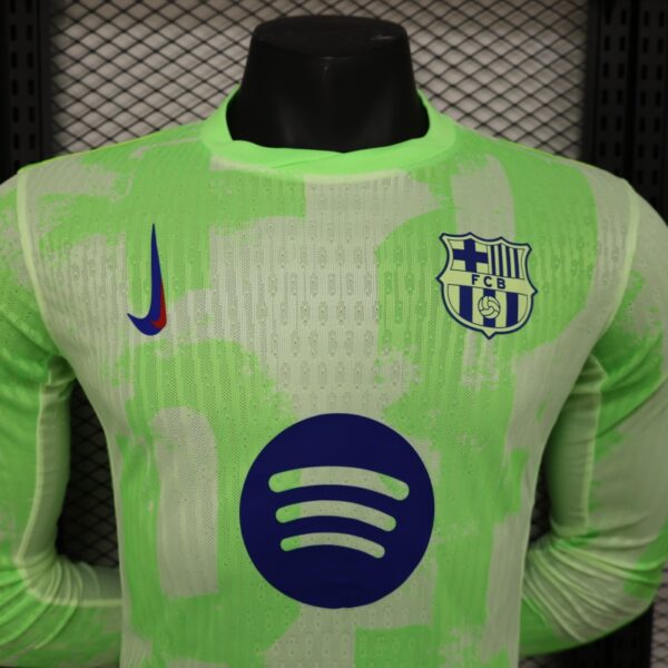 2024/25 Barcelona Home Jersey Long Sleeve Player Version - Image 3