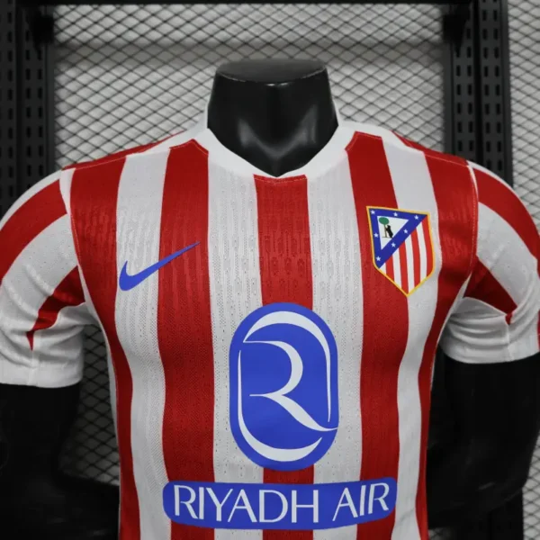 2025/26 Atletico Madrid Home Shirt Soccer Jersey Player Version - Image 3