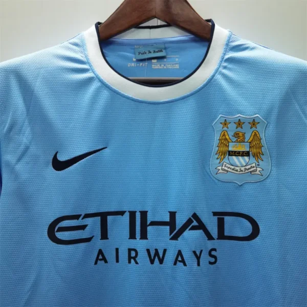 Manchester City Retro Home Jersey 2013/14 - Image 6