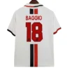 1996/97 AC Milan BAGGIO #18 Retro Jersey Away Replica