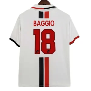 1996/97 AC Milan BAGGIO #18 Retro Jersey Away Replica