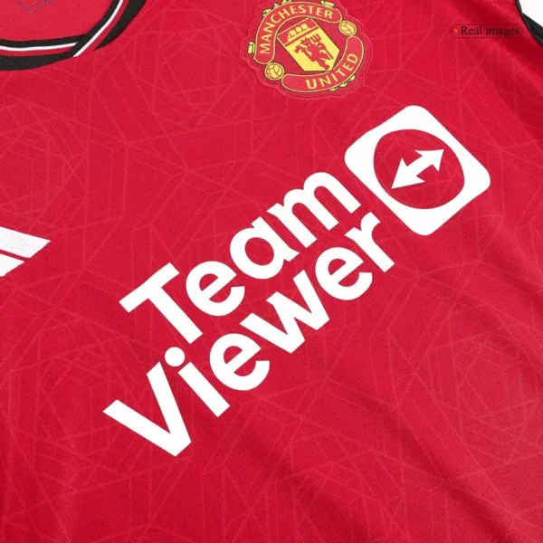 2023/24 Manchester United Home Long Sleeve Jersey - Image 8
