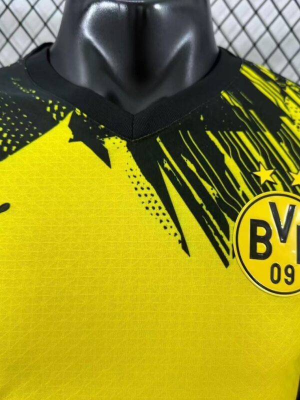 2025-26 Borussia Dortmund Home Soccer Jersey Player Version - Image 3