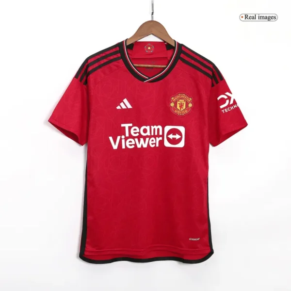 2023/24 Manchester United Home Whole Kit Jersey+Shorts+Socks - Image 2