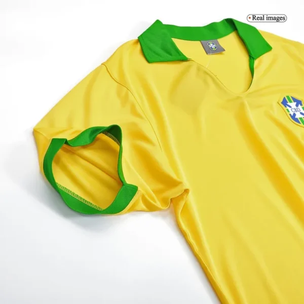 Brazil 1957 Retro Jersey Home - Image 6