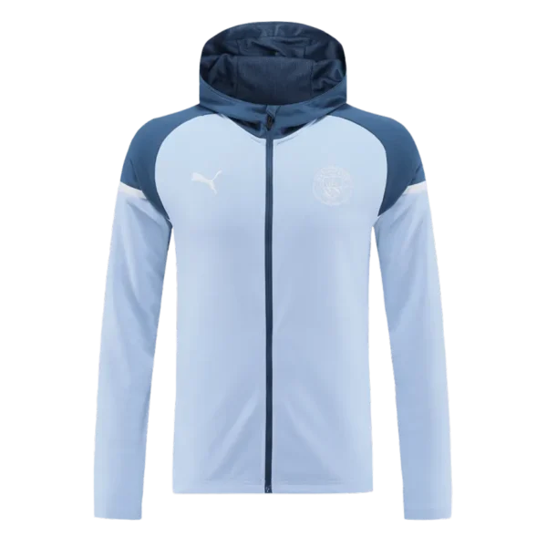 Manchester City Hoodie Training Kit (Jacket+Pants) 2024-25 - Image 7