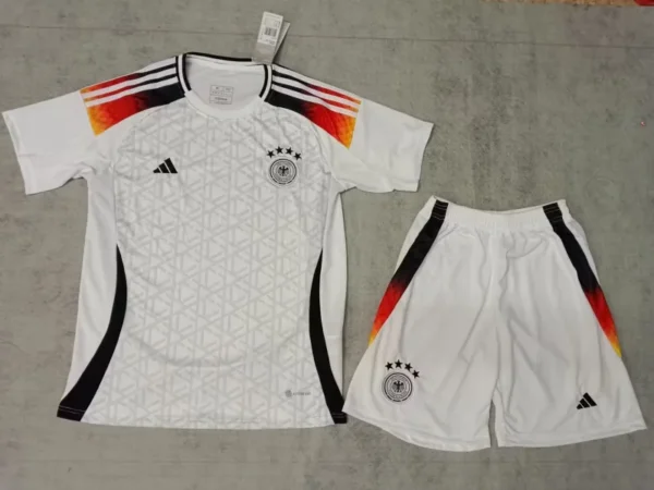 2024 Germany Euro Cup Home Kids Kit Jersey+Shorts - Image 3