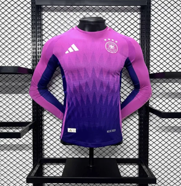 2024 Germany Euro Cup Away Soccer Jersey Long Sleeve Player Version - Image 3