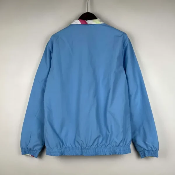 2023/2024 Manchester City Reversible Windbreaker Blue Soccer Jersey 1:1 Thai Quality - Image 2