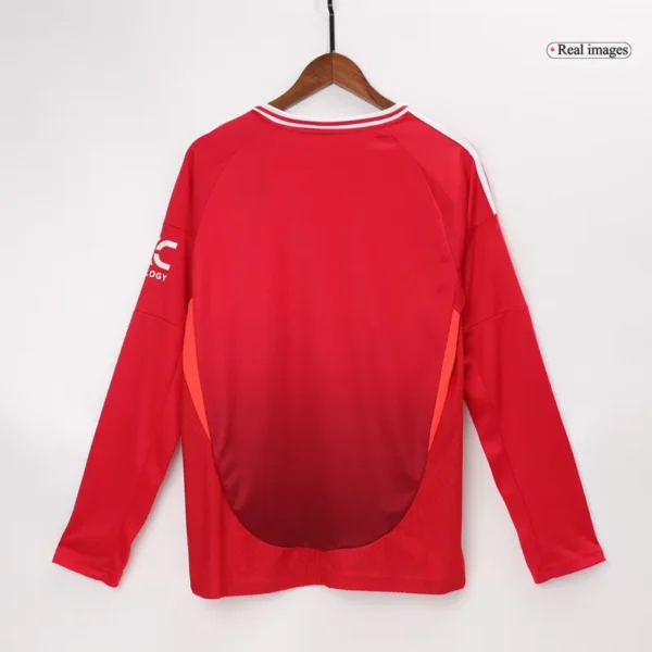 2024/25 Manchester United Home Long Sleeve Jersey - Image 4