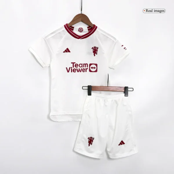 2023/24 Kids Manchester United Third Away Jersey Kit - Image 2