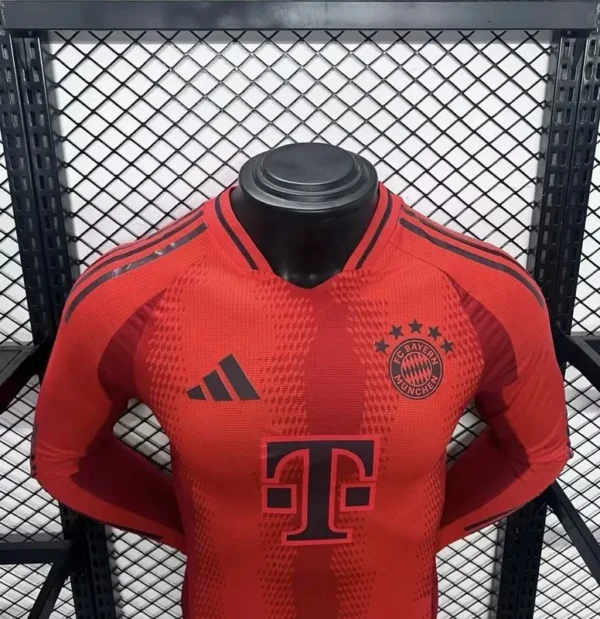 24-25 Bayern Munich Home Player Version Long Sleeve - Image 5