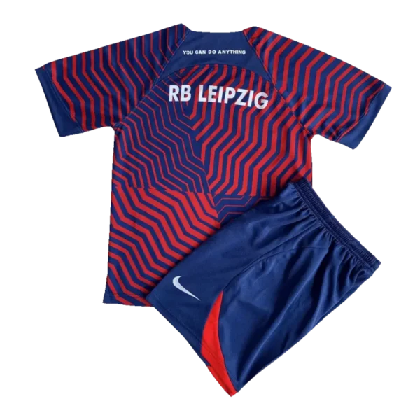23-24 Kids RB Leipzig Away Jersey Kit - Image 2