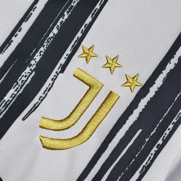 20-21 Juventus Home Soccer Retro Jerseys Shirt - Image 4