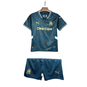 24-25 Marseilles Away Soccer Kids Kit Jersey+Shorts
