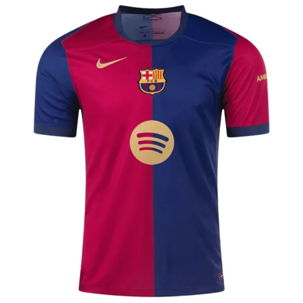 Barcelona Home Jersey Without Spofity Text 2024/25