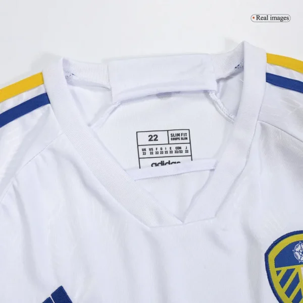 2023/24 Kids Leeds United Home Kit Jersey+Shorts - Image 6