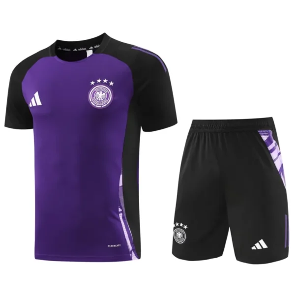 2024 Germany Euro Purple Training Kit Jersey+Shorts - Image 2