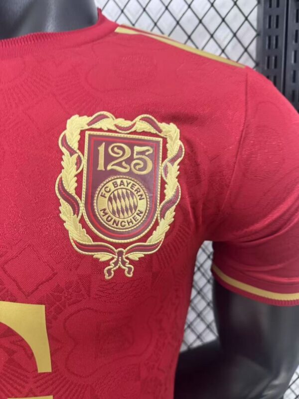 2025-26 Adidas Men's FC Bayern Munich 125th Anniversary Shirt - Image 5