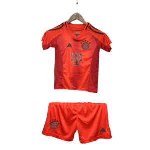 24-25 Bayern Munich Home Soccer Kids Kit Jersey+Shorts