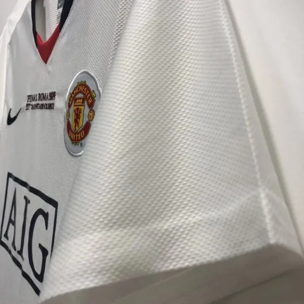 2008/09 Manchester United Retro Jersey Home UCL Final - Image 9