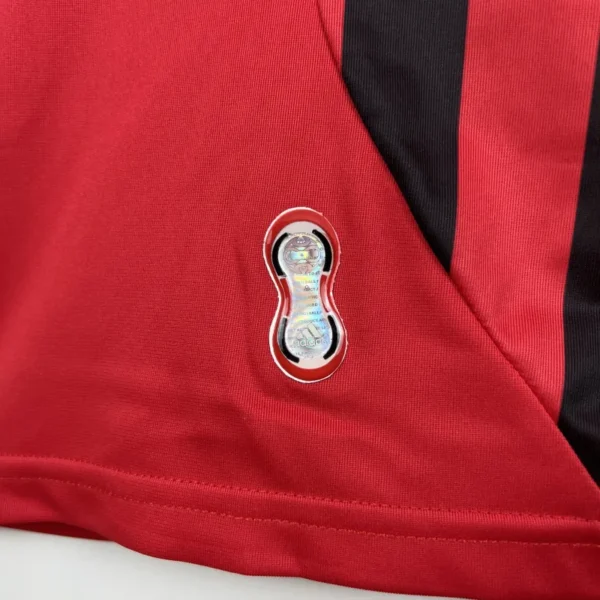 2007/08 AC Milan Retro Jersey Home Long Sleeve - Image 6