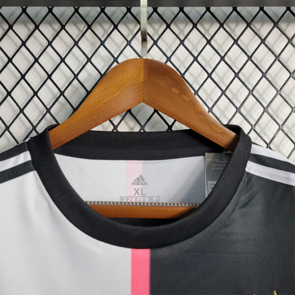 2019-20 Juventus Home Retro Soccer Jersey Adidas Ronaldo #7 - Image 3