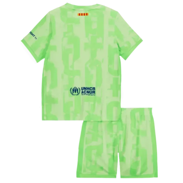 Kids Barcelona Third x Coldplay Kits(Jersey+Shorts) 2024-25 - Image 2