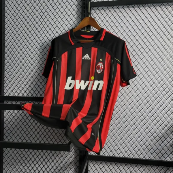 2006-07 AC Milan Ronaldo #99 Maldini #3 Kakà #22 Retro Jersey Home Replica - Image 16