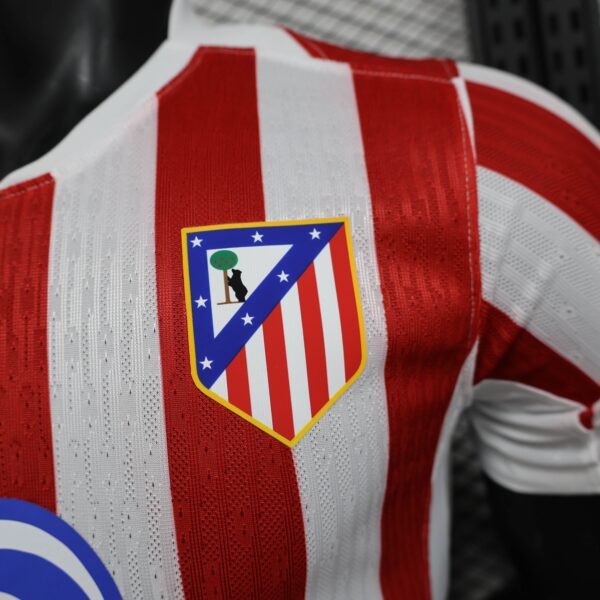 Atletico Madrid Home Shirt Soccer Jersey Player Version 25-26 - Image 4