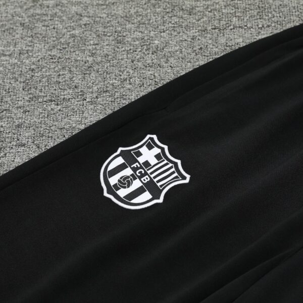 2024-25 Barcelona Zipper Sweatshirt Kit(Top+Pants) White - Image 9