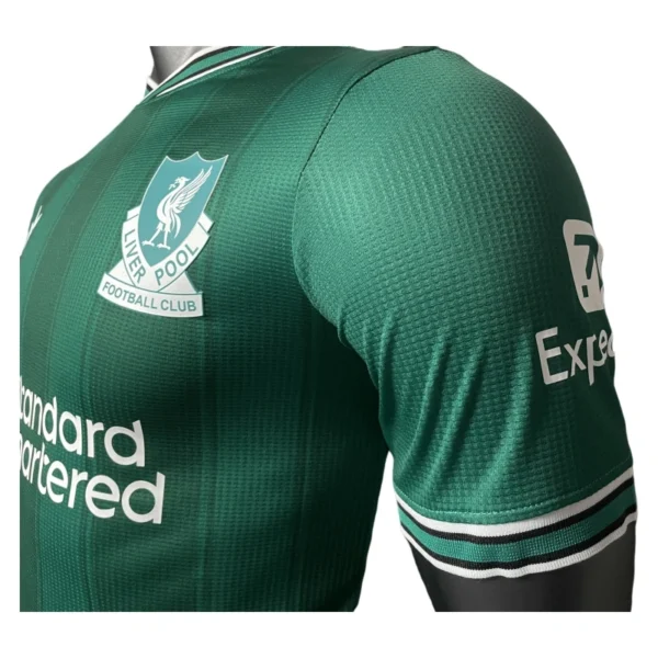 2025-26 Liverpool Green Player Edition Football Jersey - Image 4