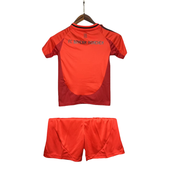 24-25 Bayern Munich Home Soccer Kids Kit Jersey+Shorts - Image 2