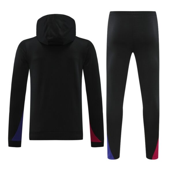2024-25 Barcelona Zipper Sweatshirt Kit(Top+Pants) White - Image 2
