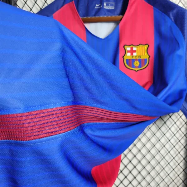 2016-17 Barcelona Home Retro Jersey - Image 6
