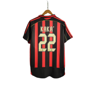 2006-07 AC Milan Ronaldo #99 Maldini #3 Kakà #22 Retro Jersey Home Replica