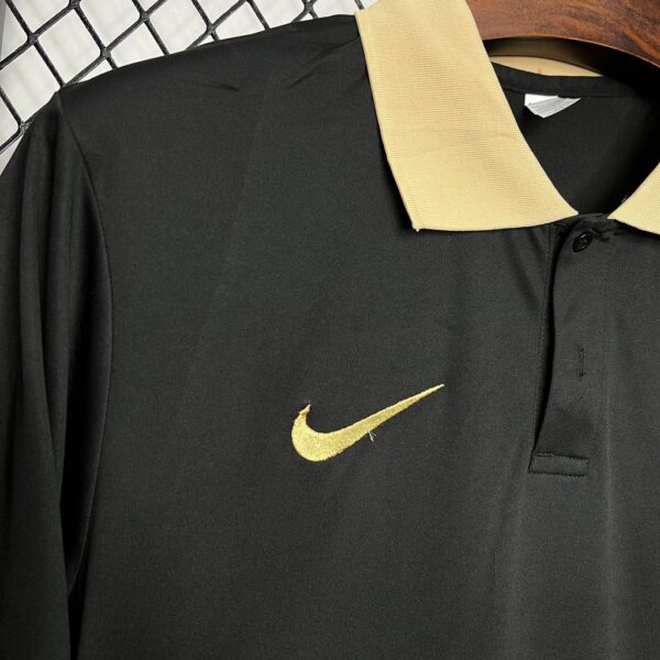 24-25 Barcelona Black POLO Shirt - Image 3