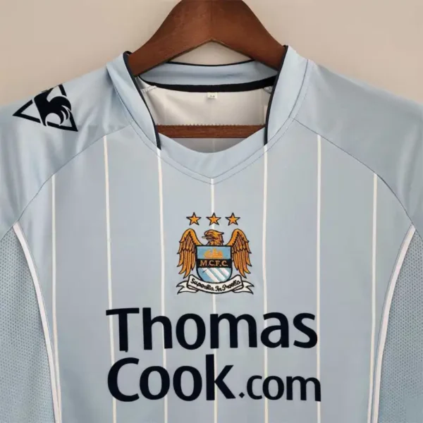 Manchester City Retro Home Jersey 2007/08 - Image 5