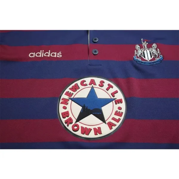 1995/96 Newcastle Retro Jersey Long Sleeve Away - Image 4