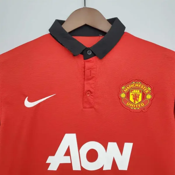 2013/14 Manchester United Retro Jersey Home - Image 8