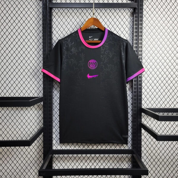 24-25 PSG Black Special Edition Soccer Jersey - Image 3