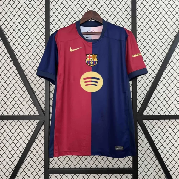 Barcelona Home Full Kit(Jersey+Shorts+Socks) 2024/25 - Spotify Logo Without Text - Image 5