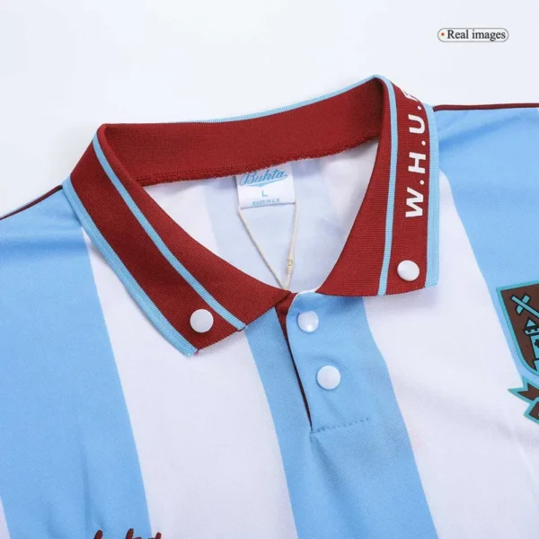 1991/92 West Ham United Retro Jersey Away - Image 3